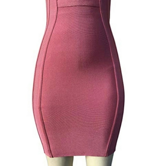 Kaouyou Bandage Dress Dusty Pink - Picture 4 of 8